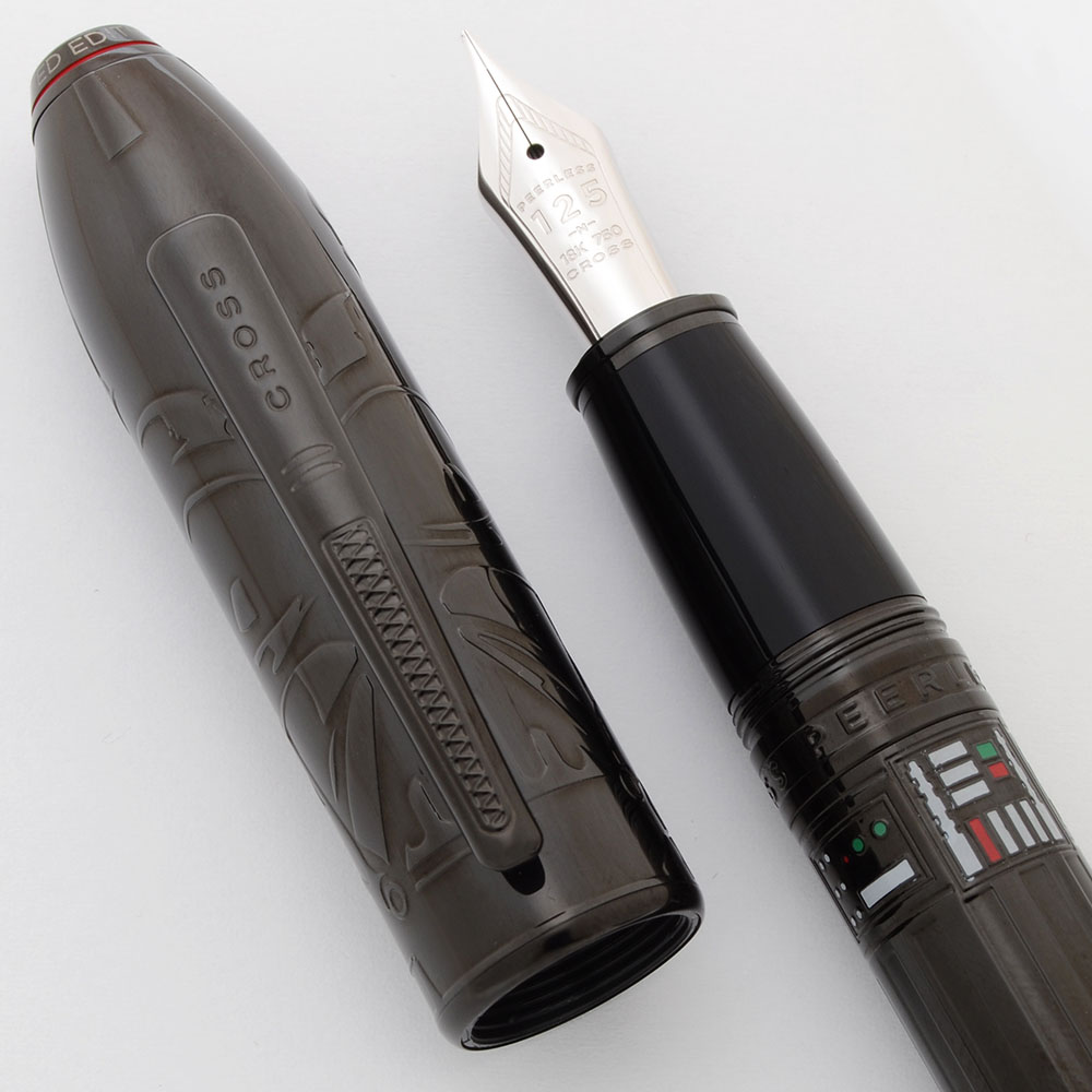 Cross Peerless 125 LE (0516/1977) Darth Vader Fountain Pen - Black